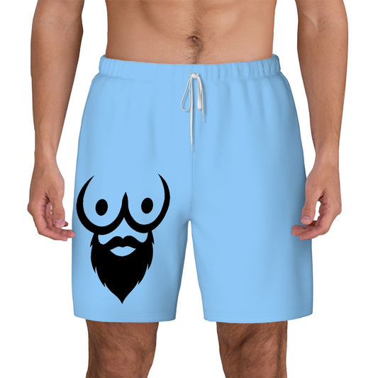 Men's Swim Shorts Black Logo