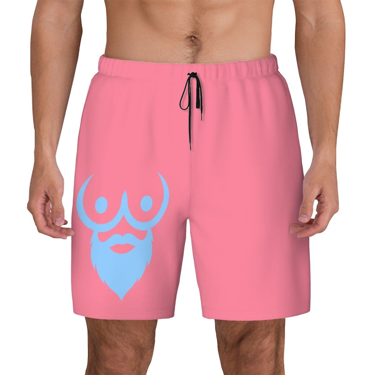 Men's Swim Shorts Blue Logo
