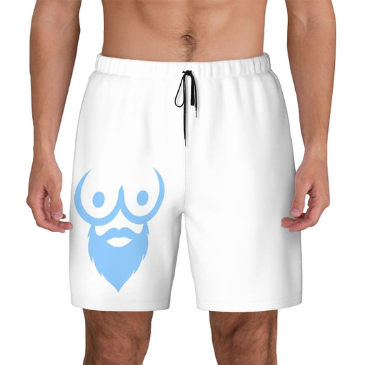Men's Swim Shorts Blue Logo