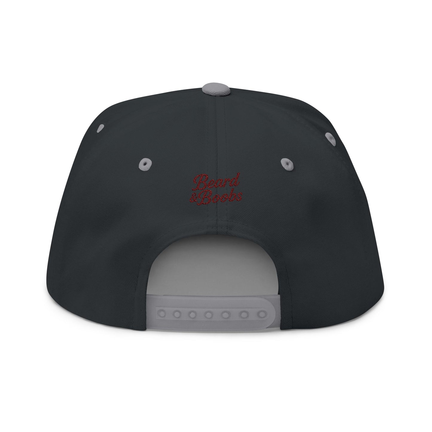 Beard & Boobs Flat Bill Snapback