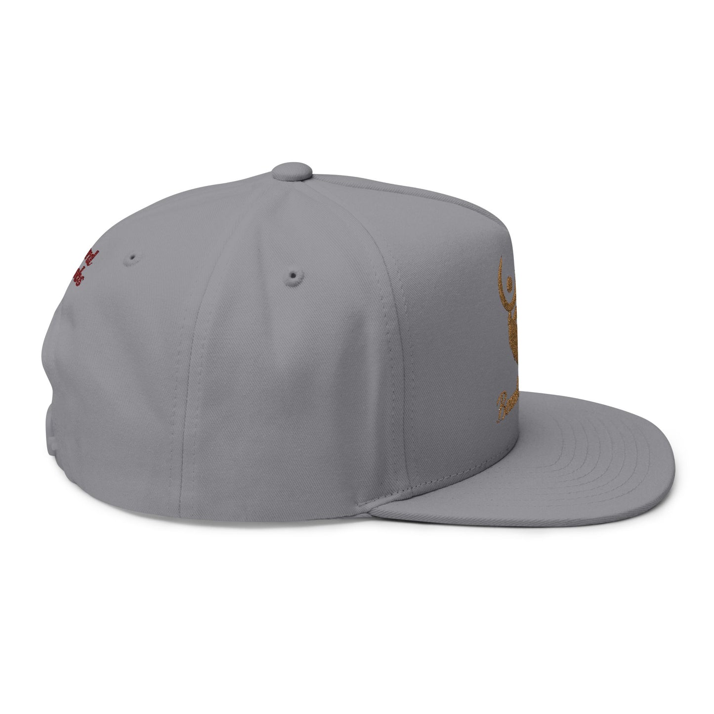 Beard & Boobs Flat Bill Snapback