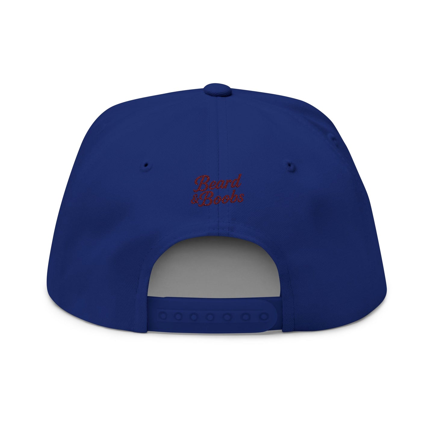 Beard & Boobs Flat Bill Snapback