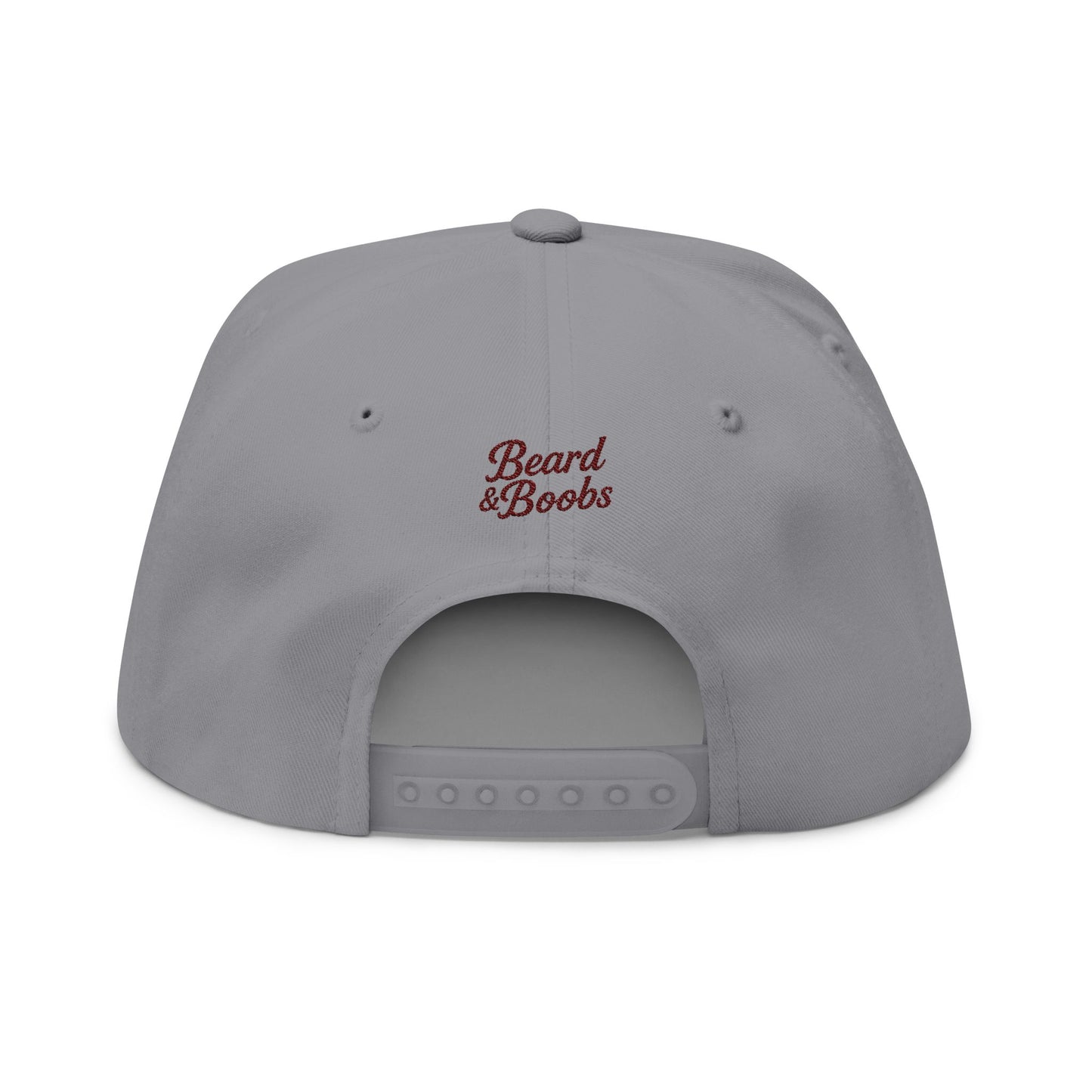 Beard & Boobs Flat Bill Snapback
